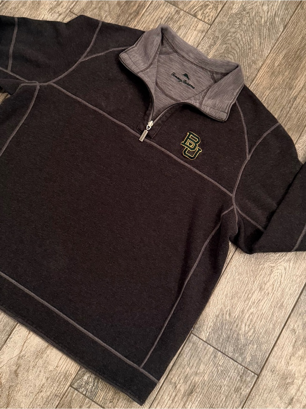 Tommy Bahama Baylor Bears Reversible Quarter Zip Pullover